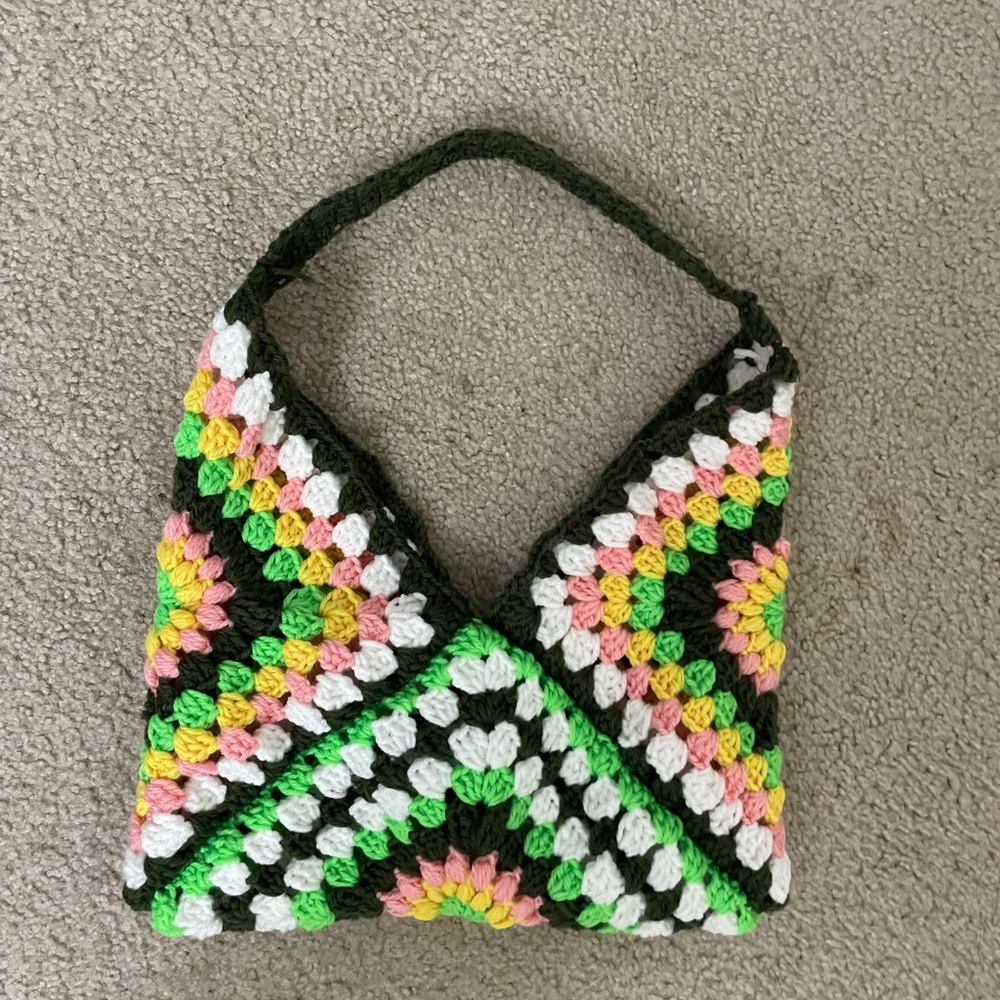 Crochet purse